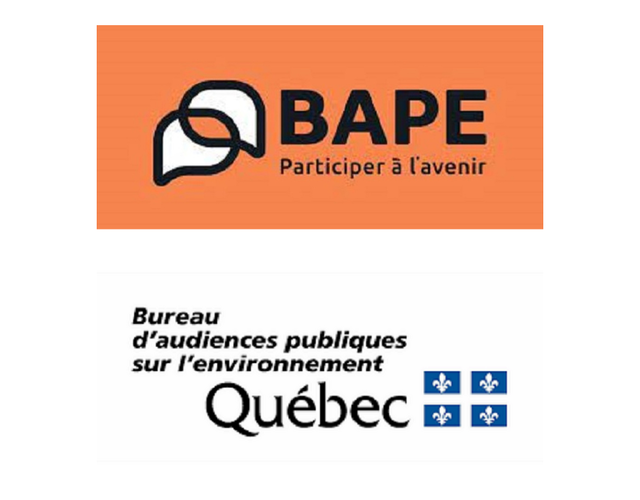 Bureau d'audiences publiques sur l'environnement - séance publique en octobre