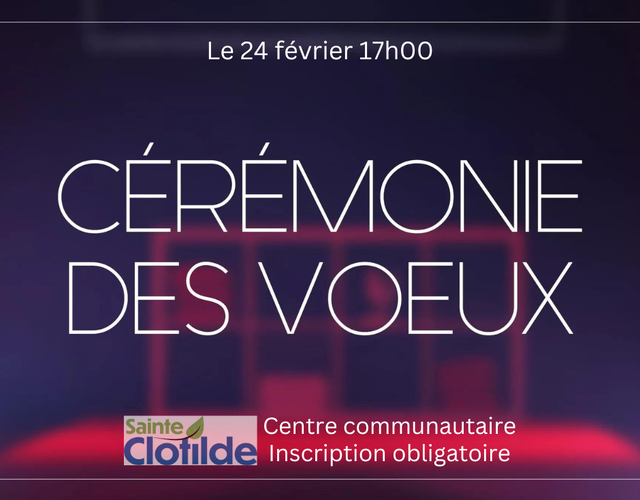 Cérémonie des voeux