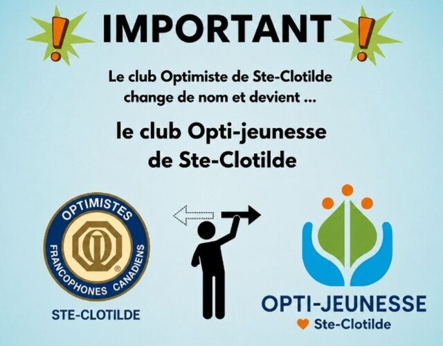Découvrez Opti-Jeunesse : la nouvelle identité du Club Optimiste
