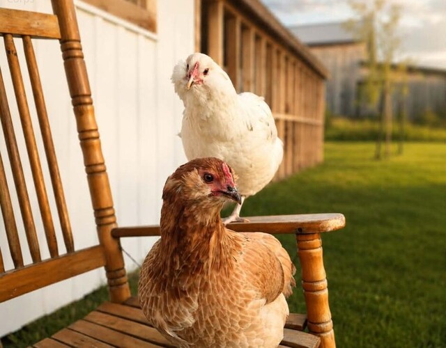 Les poules : interdites dans le village et encadrées en zone agricole